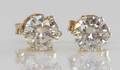 Par brillantørestikker, ca. 0.96 ct. 2
