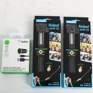SELFIESTICK 2st, mobilladdare 2st