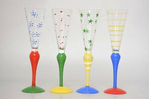Champagneglas Orrefors Clown Anne Nilsson