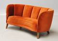 Bananformet sofa. 1940erne   Denne auktion er annulleret - se nu vare 1963128