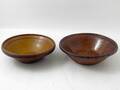 Skålar, 2 st. lergods