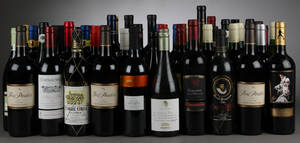 En samling 51 fl. diverse vine. 51