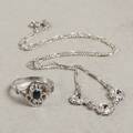 SMYCKESSET, 2 dlr, silver
