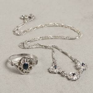 SMYCKESSET, 2 dlr, silver