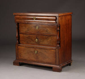 Kommode, mahogny, 1800tallet