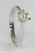Solitairering, ca. 0.56 ct.