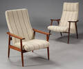 Dansk møbelproducent. To lænestole, 1960erne 2