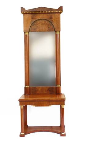 Spegel med konsolbord, Karl-Johan, 1800-talets första hälft