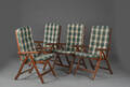 Modern Outdoors. Fire havestole af bøg med hynder. 4 Denne vare er sat til omsalg under nyt varenummer 4399632