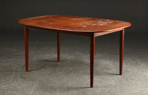 Skovmand  Andersen. Spisebord af teak med udtræk, 1960erne 3