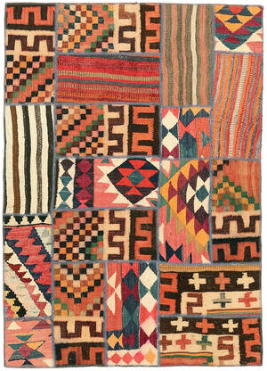 Persisk Patchwork 213x150 cm. Denne vare er sat til omsalg under nyt varenummer 4290502