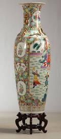 Stor kinesisk vase. 1900 tallet