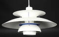 Poul Henningsen. PH5 pendel, hvidlakeret