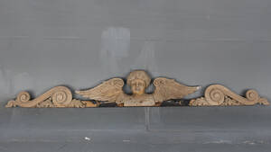 Udskæring fra ligvogn 1800 tallet