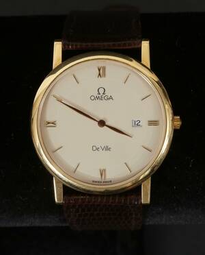 Herrarmbandsur, Omega, De Ville, 18k