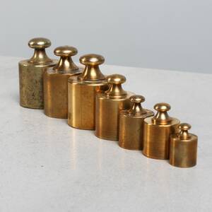 VIKTER 7 st, mässing