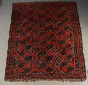 Orientalisk handknuten matta, Afghan, semiantik, 298x248 cm
