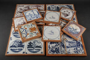 Samling diverse fliser, ca. 1800 25