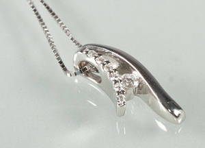 Brillant vedhæng ca. 0,15 ct.