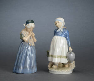 Royal Copenhagen. To figurer af porcelæn 2