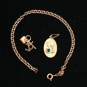 GULDFÖREMÅL 18k 3.3g inkl. sten