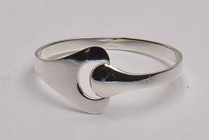 Georg Jensen. Puzzle-armring, Sterlingsølv