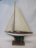 SEGELBÅT H 72, L 50 CM