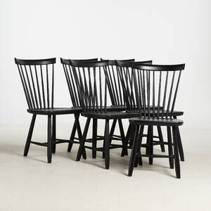 Carl Malmsten Lilla Åland stolar 6 st 