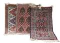 Handknutna mattor 3st, orientaliska