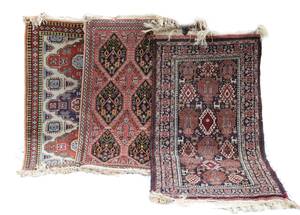 Handknutna mattor 3st, orientaliska