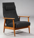 Dansk møbelproducent. Lænestol, bøgetræ