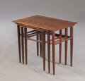 Dansk Møbelproducent. Sæt Indskudsborde af palisander 3