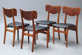 Dansk møbelproducent. Sæt på fire stole i teak 4