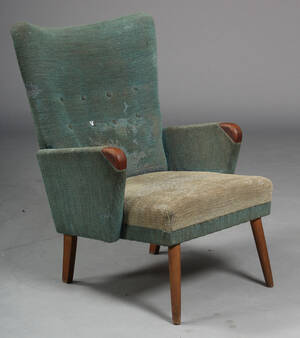 Dansk møbelproducent. Lænestol, 194050erne