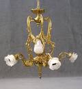 Deckenkrone, Bronzeguss