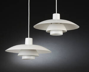 Poul Henningsen. Par PH4-pendler 2