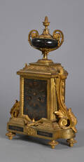 Kaminur af bronze, urværk Chepin, 1900-tallets begyndelse