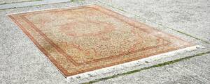 Silkesmatta Istanbul, handgjord, rent silke ca. 320 x 200cm