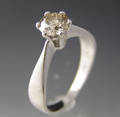 Solitaire ring ca. 0.77 ct.