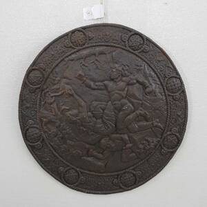VÄGGPRYDNAD, gjuten, 1800-tal.