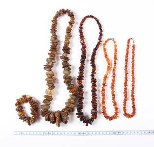 Samling ravkæder, ca. 300 gram 5