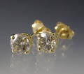 Par brillant ørestikker ca. 1.36 ct.