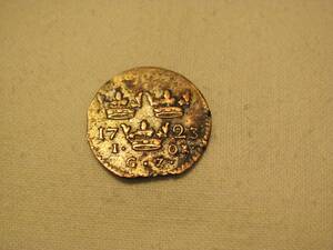 1 ÖRE SILVER 1723, PR STHLM, 18 RDS 1831 FELPRG STHL