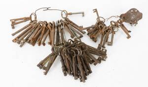 Stort parti nycklar, 171800-tal