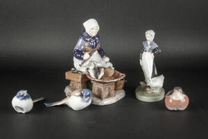 Bing  Grøndahl Royal Copenhagen samling figurer 5