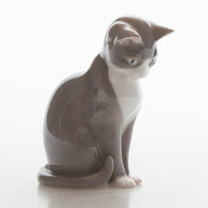 KATT, porslin, Bing och Gröndahl, 1900-tal.