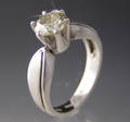 Solitaire ring ca. 1.35 ct.