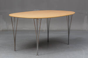 Piet Hein  Bruno Mathsson. Super ellipse spisebord, bøg 