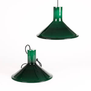 Holmegaard. P. T. Pendler, grønt glas 2