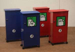 Pappapir affaldsspand 4